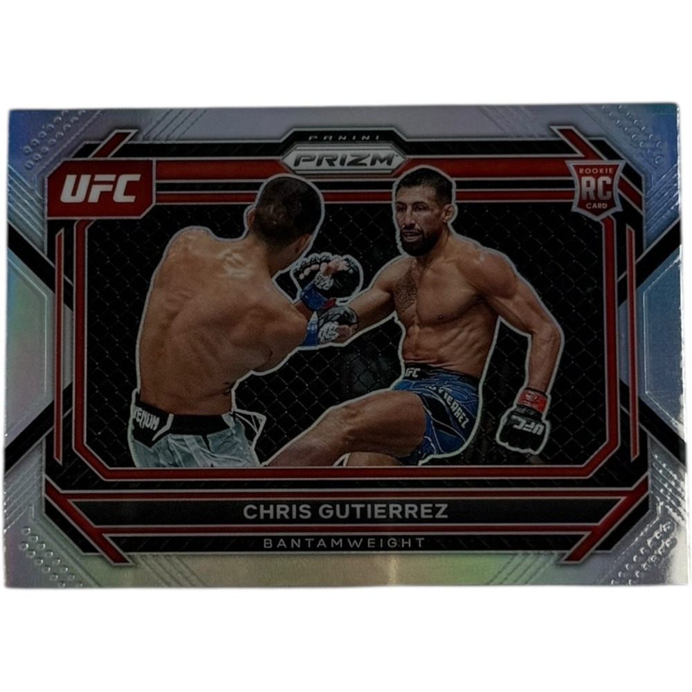 2023 Panini Prizm UFC Chris‎ Gutierrez 20 SILVER PRIZM Rookie